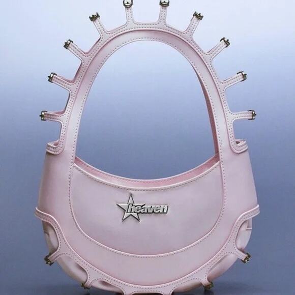 Heaven by marc jacobs Kiki shoulder bag NWT DEADSTOCK RARE shoulder pale pink - Picture 1 of 6